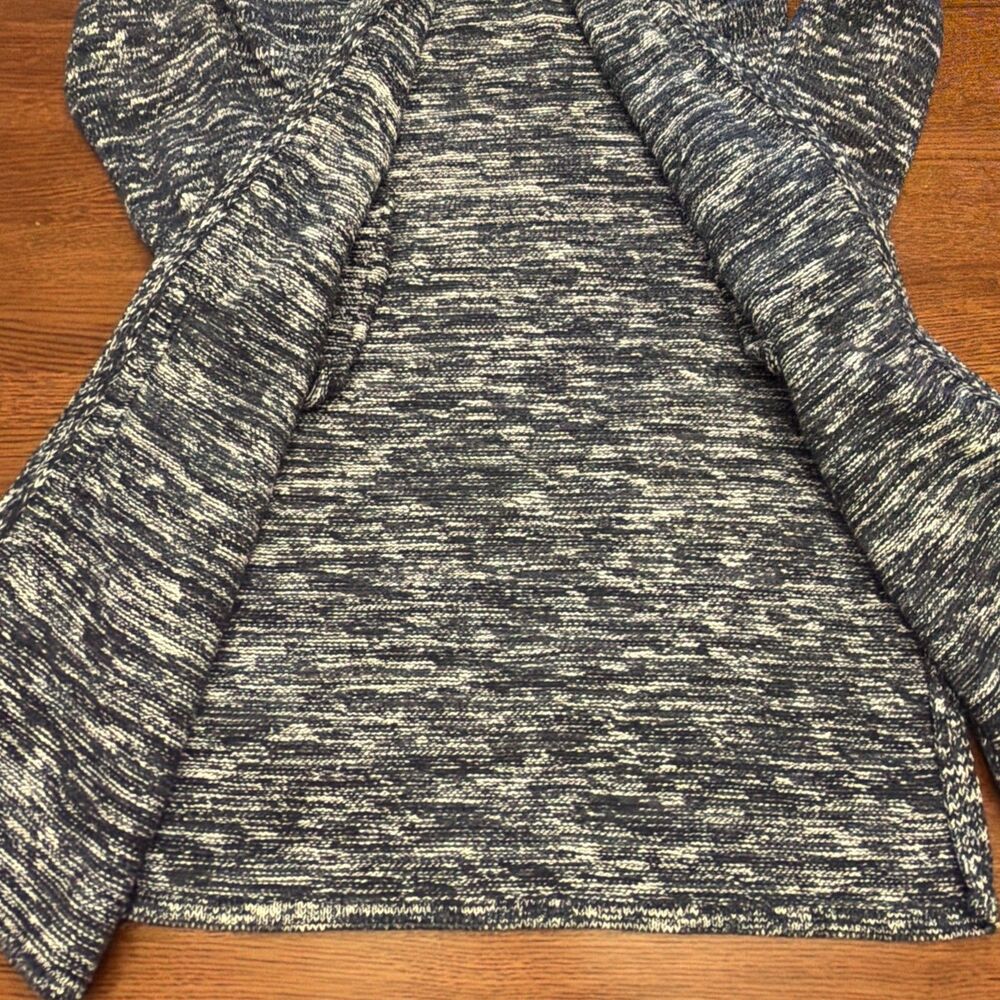 Liverpool Los Angeles Women’s XL Long Open Cardigan Knit Sweater Denim Trim - Picture 7 of 12